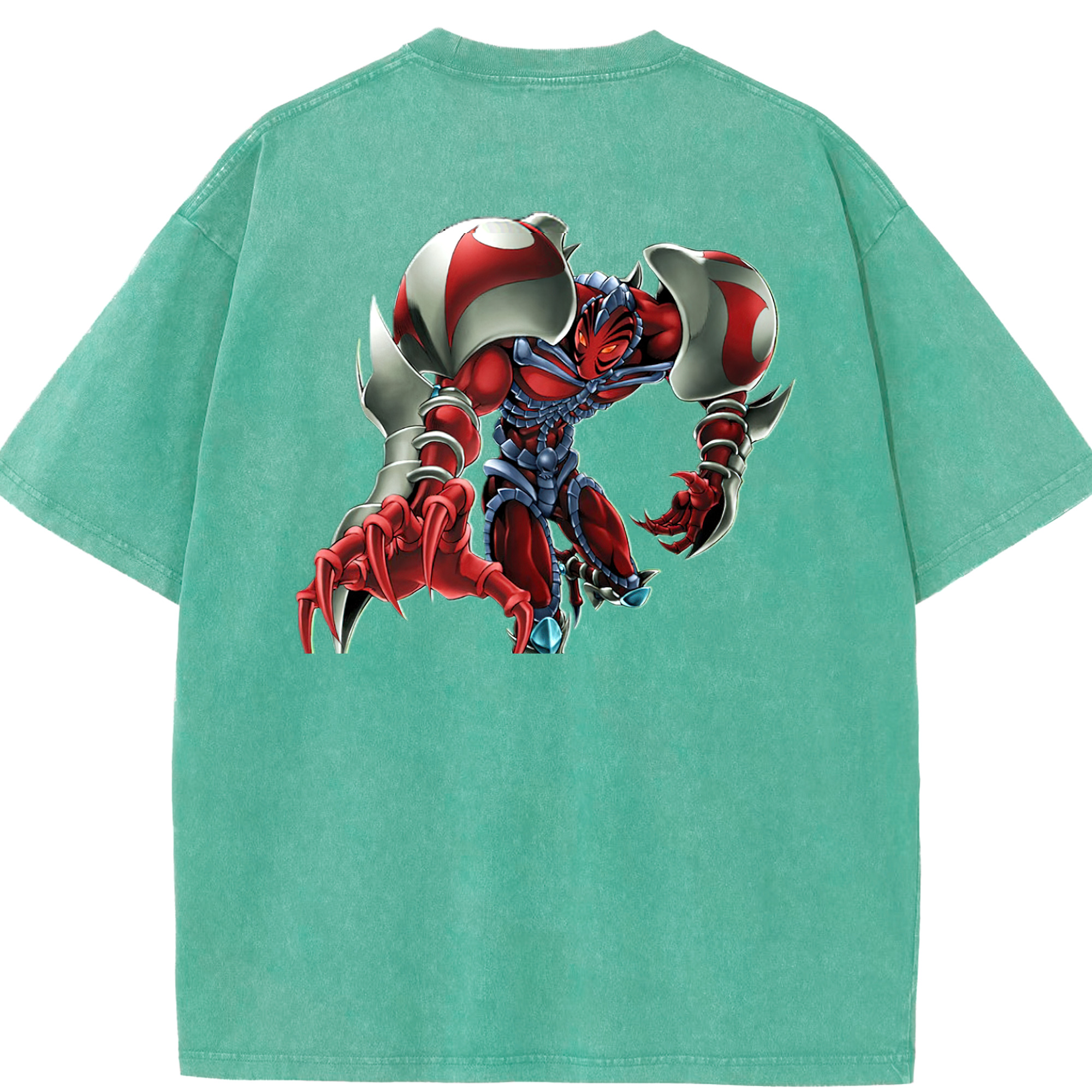 （画像用） 遊☆戯☆王 Yu-Gi-Oh! 綿100% ヴィンテージ風 半袖Tシャツ（背面プリント）